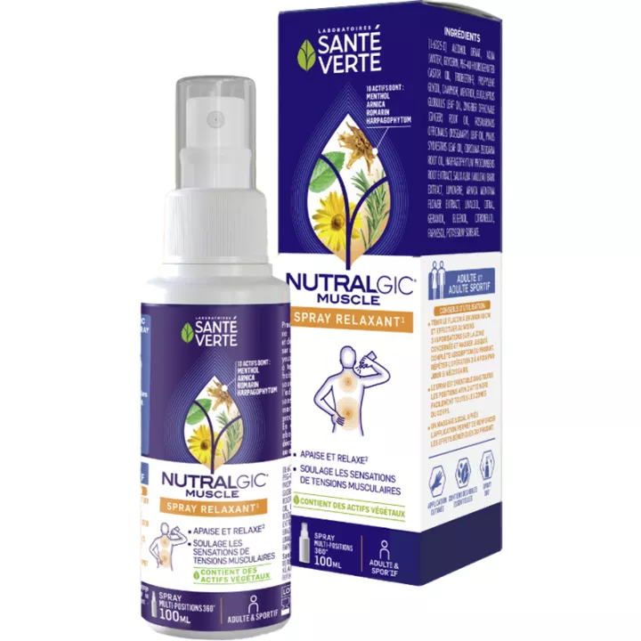 Nutralgic Muscle Spray Relaxant Santé-Verte 100 ml