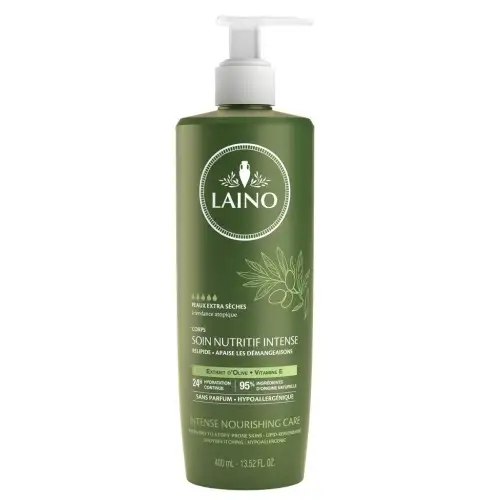LAINO Lait corporel nutritif Intense (400 ml) Peaux sèches et atopiques
