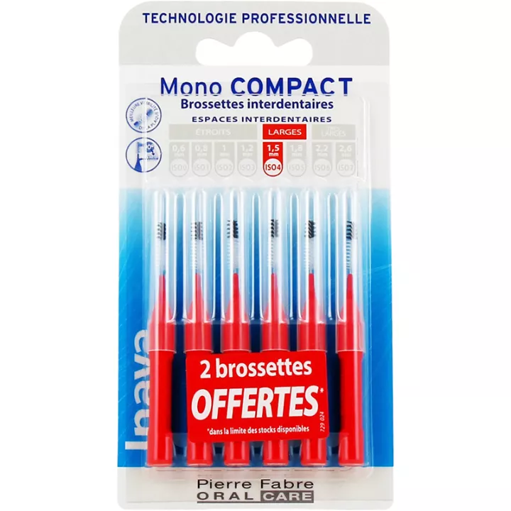 Inava Mono Compact Brossettes Interdentaires 1.5 mm