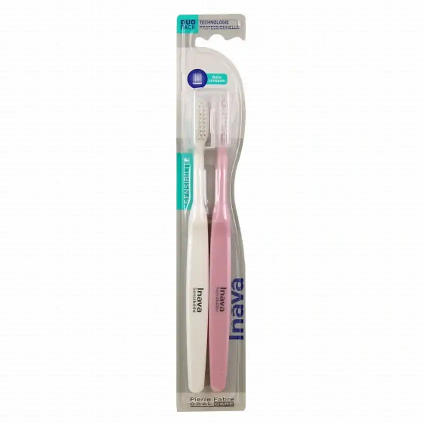 INAVA Brosse à dents sensibilité 1/100 souple lot de 2
