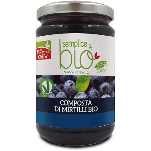 Compote de Myrtille Bio 320g