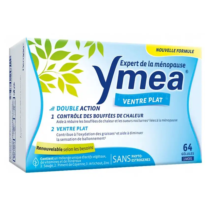 Ymea Ventre Plat 64 Gélules