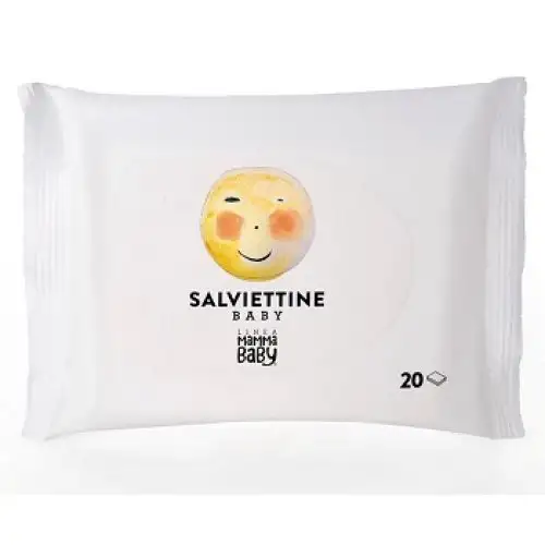 Mamma Baby Line Lingettes délicates pour bébé à l'aloe vera et à la camomille 20 pièces