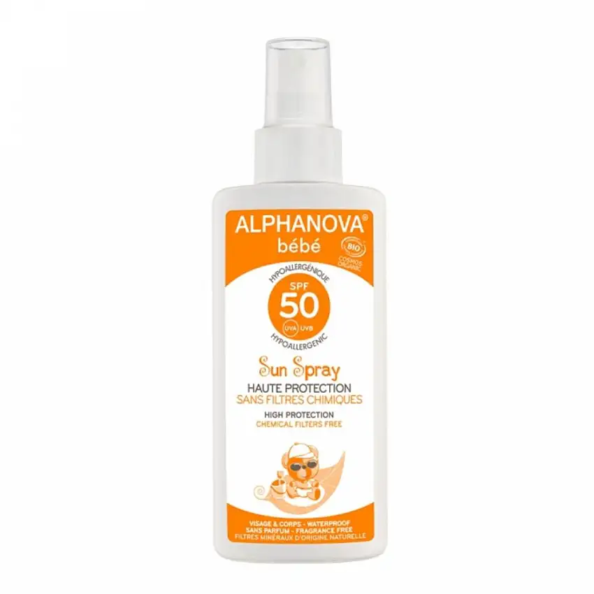 Alphanova Sun Bébé Spray Bio SPF50 125ml