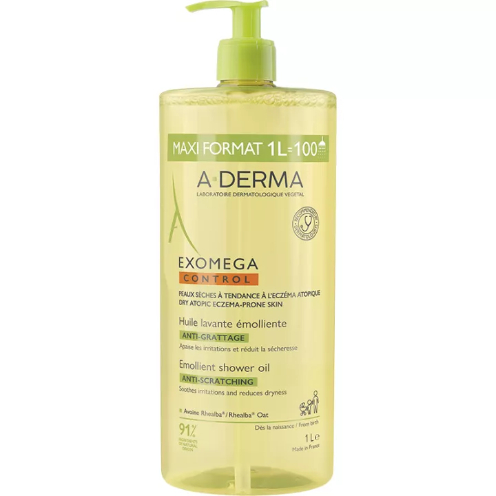 A-Derma Exomega Control Huile Lavante Émolliente