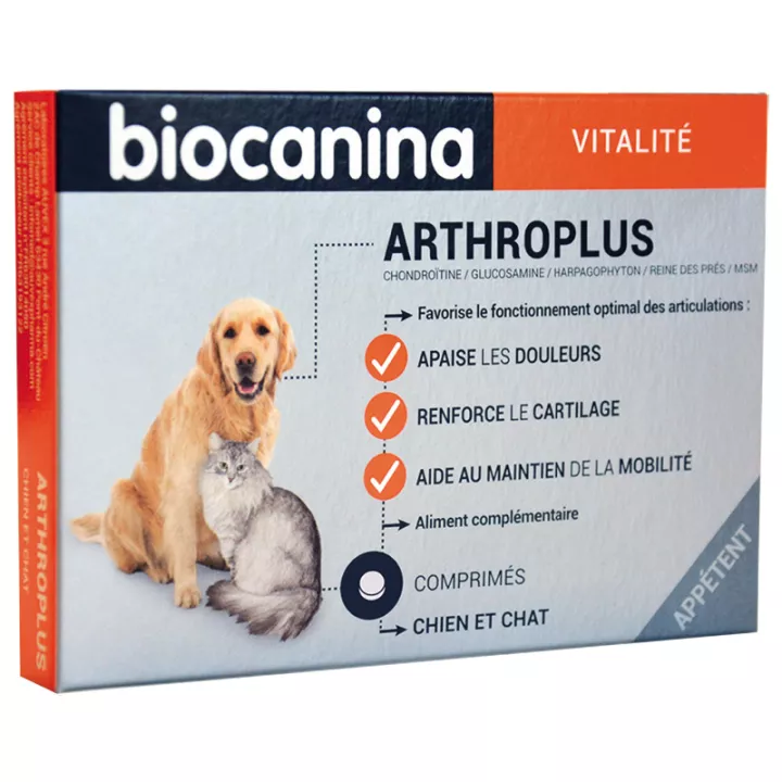 Biocanina Arthroplus Chien et Chat 40 comprimés