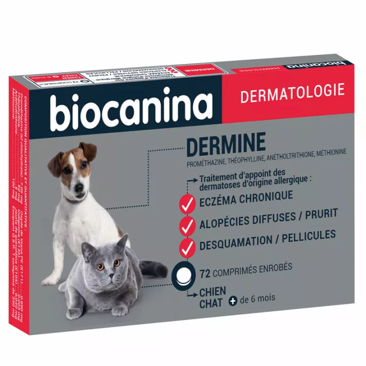 Biocanina Dermine 72 comprimés*