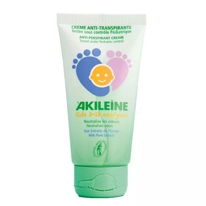Akileine Kids Crème Anti-Transpirante Pieds 75 ml