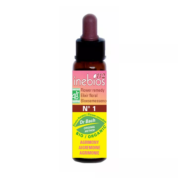 Fleurs de Bach Aigremoine Inebios 10ml Agrimony N°1