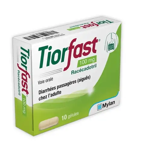 TIORFAST 100mg Diarrhées passagères aiguës (10 gélules)
