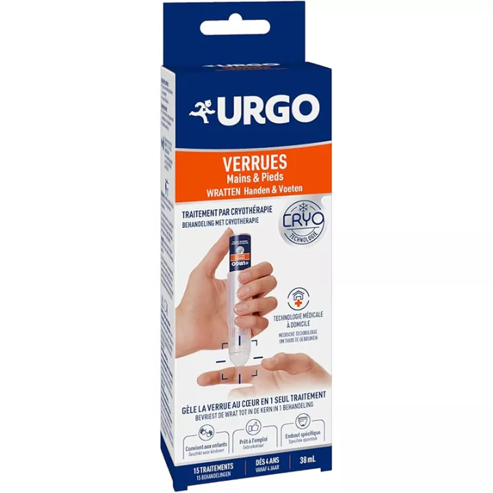 Urgo Verrues Mains & Pieds Stylo Cryothérapie 38 ml