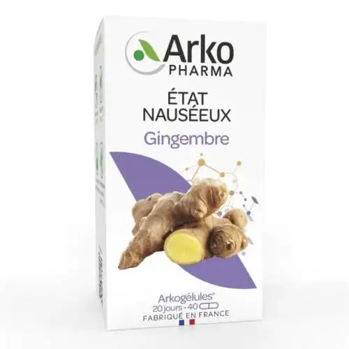 ARKOGELULES - Gingembre Etat Nauséeux - 40 Gélules