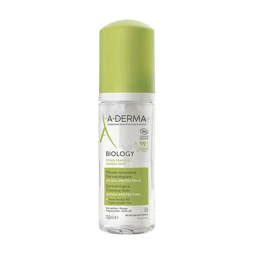 ADerma Biology Mousse Nettoyante Dermatologique 150ml