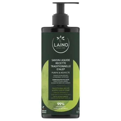 LAINO - Savon Liquide Recette Traditionnelle D'ALEP - 500ml