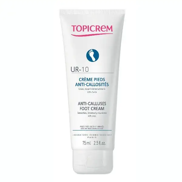 Topicrem UR 10 Crème pieds anti-callosités 75 ml