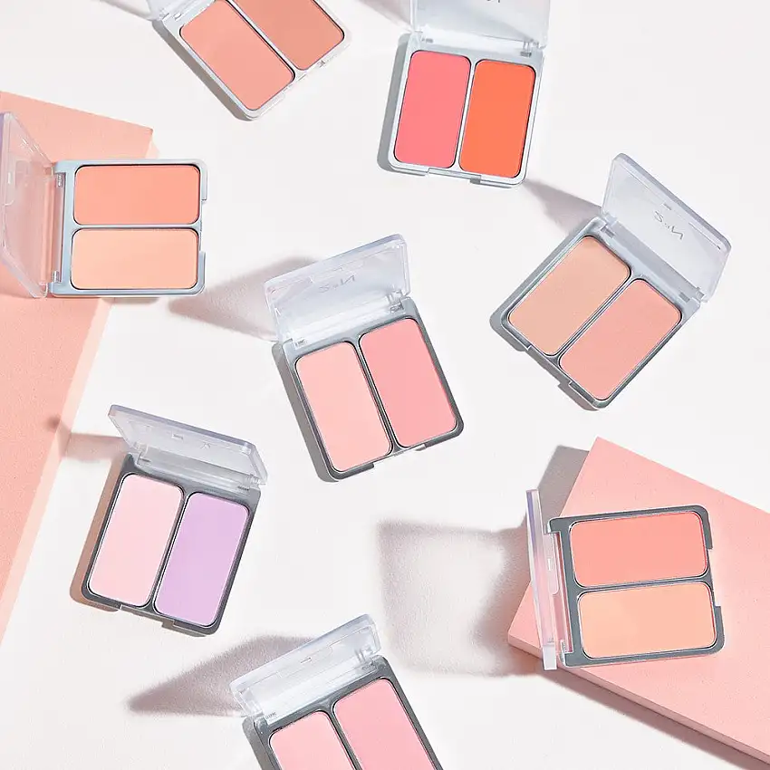 2AN Dual Cheek Blush - #01 Cotton Candy Violet