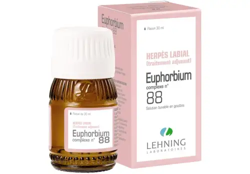 L88 Euphorbium - Herpès Labial - Gouttes LEHNING (30 ml)
