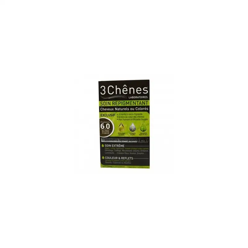 3 chênes Soin Repigmentant 6.0 Blond Foncé 135ml