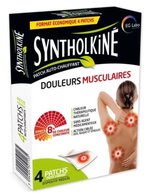 4 patchs chauffants petit format