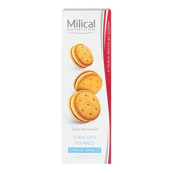 Milical Biscuit Fourré Vanille 12