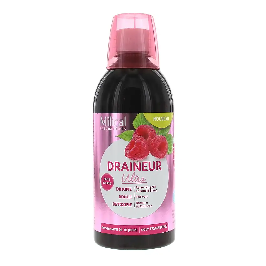 Milical Drain Ultra Framboise 500ml