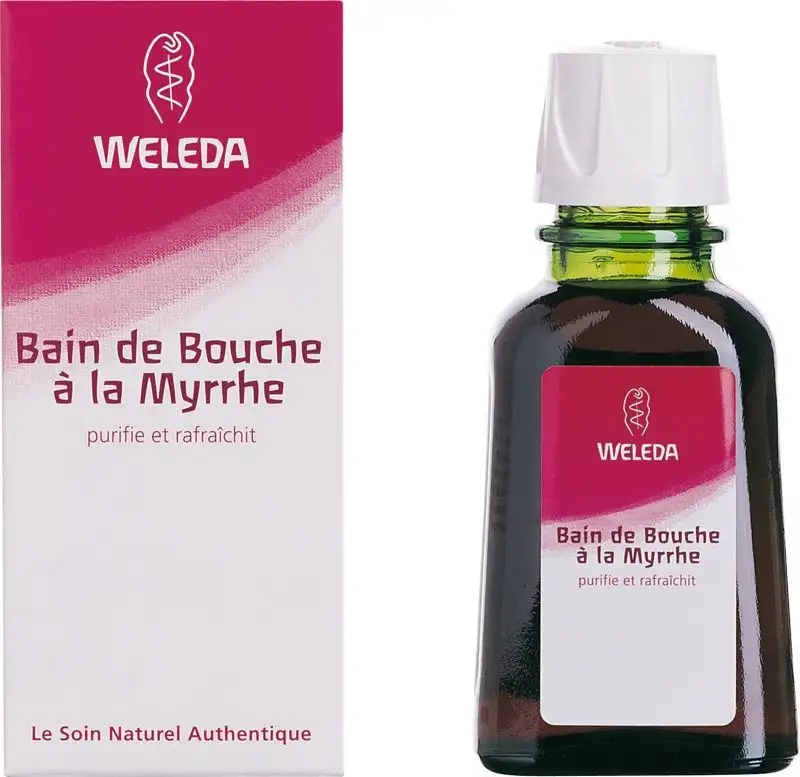 Weleda Soin Bucco-Dentaire Bain de Bouche à la Myrrhe 50 ml