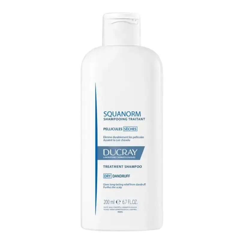 SQUANORM Shampooing Traitant 200ml - Pellicules Sèches