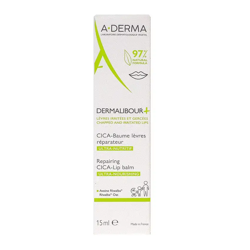 A-Derma Dermalibour Cica+ Levre 15