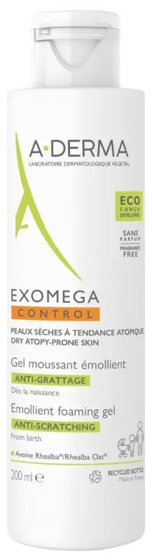 Exomega Control Gel Moussant Émollient Anti-Grattage 200 ml