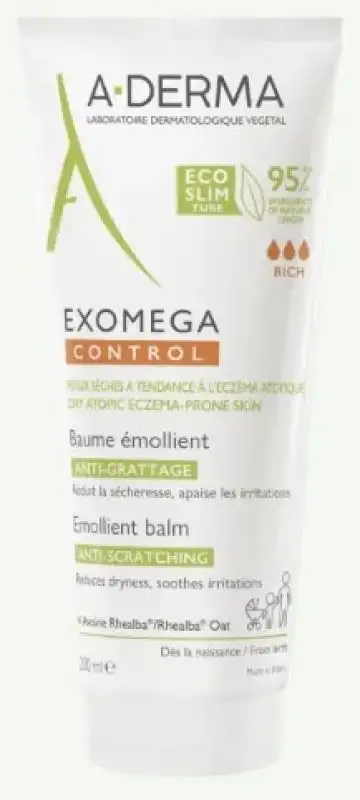 Exomega - Baume émollient anti-grattage - 200ml