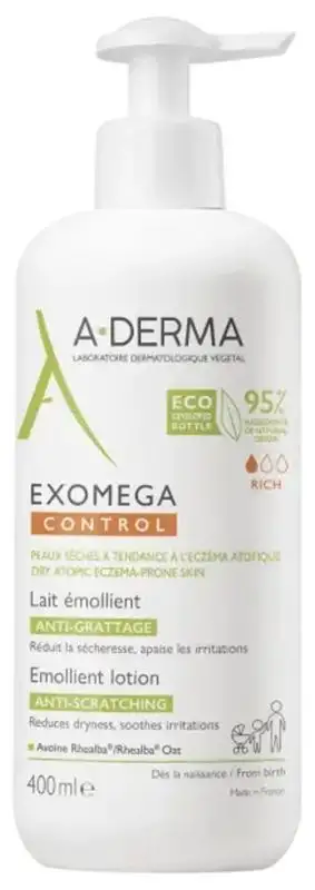 Exomega Control Lait Émollient Anti-Grattage 400 ml