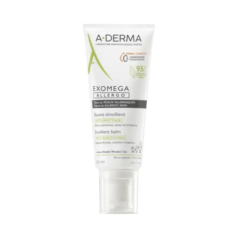 A-Derma Exomega Allergo Baume Émollient Anti-Grattage - 200ml