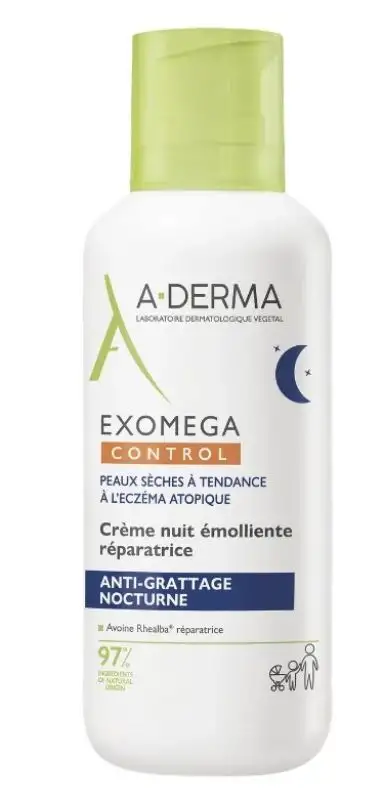 Exomega Control Crème Nuit Emolliente Réparatrice 400ml