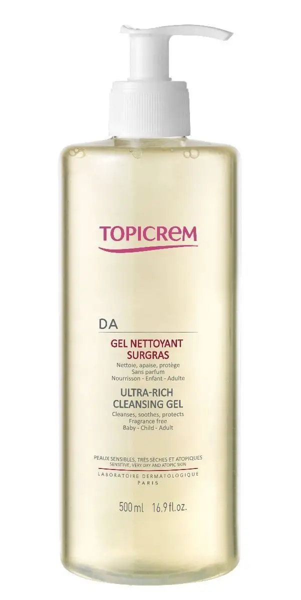 Topicrem DA gel nettoyant surgras 500 ml