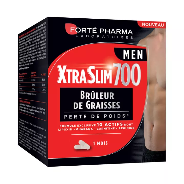 Forte Xtraslim 700 Men Brûleur de Graisses 120 gélules