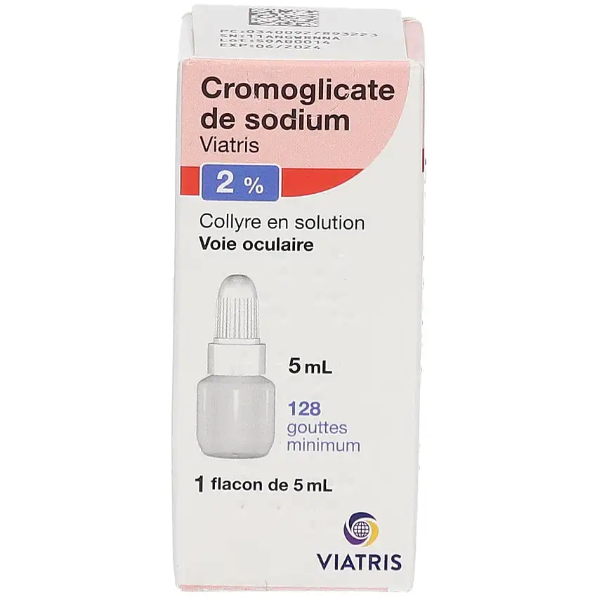 Cromoglycate de Sodium Mylan 2% Collyre 10ml