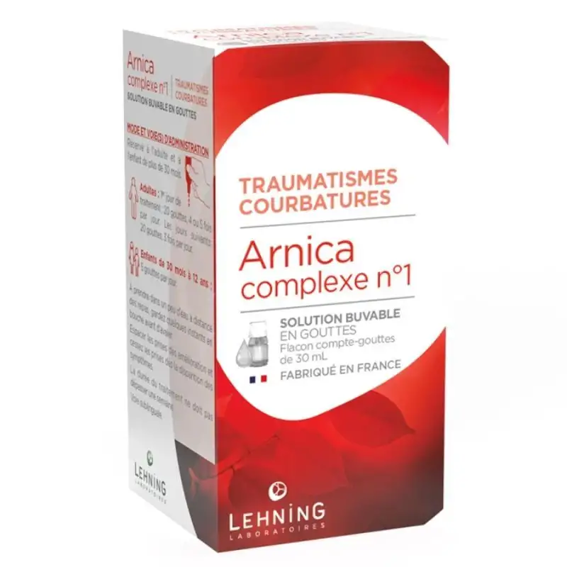 Lehning Arnica Complexe N°01 Solution Buvable - 30ml
