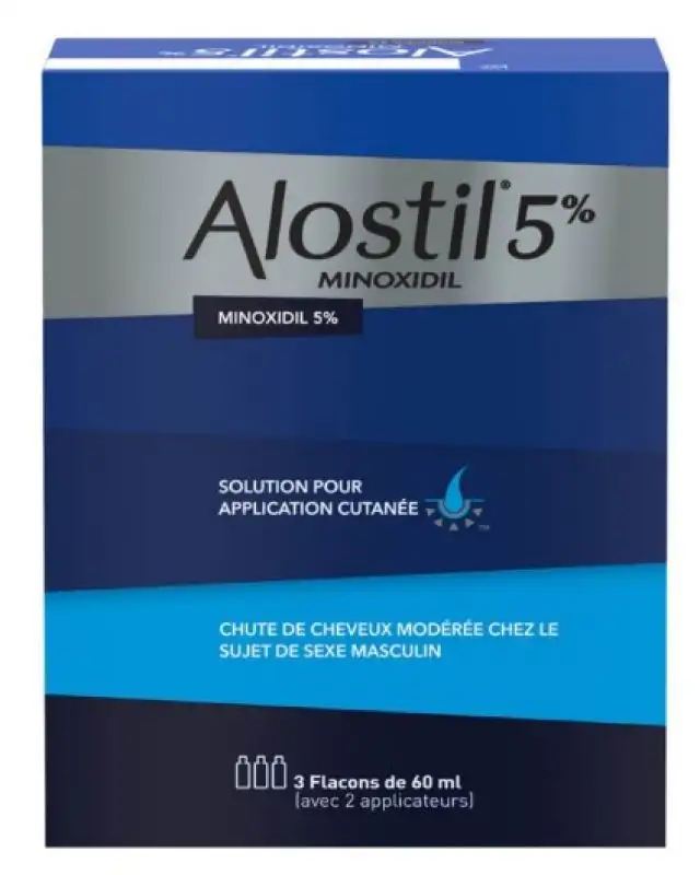 Alostil 5% application cutanée 3x60ml