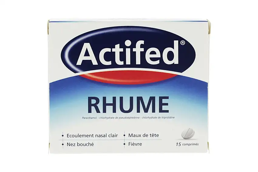 Actifed Rhume Comprimés x15