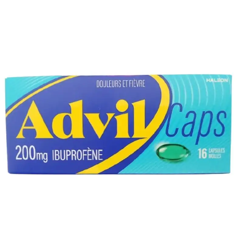 Advilcaps 200 mg, 16 capsules molles