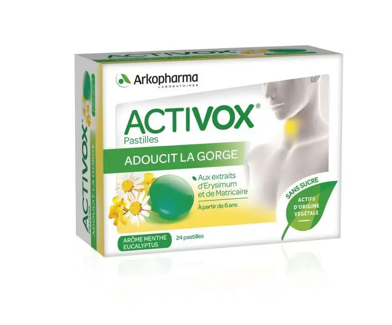 Activox - Menthe eucalyptus - 24 pastilles