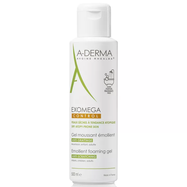 A-Derma Exomega Control Gel moussant émolient 500 ml