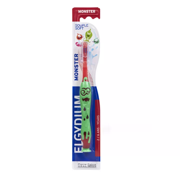 Elgydium Brosse à Dents Kids Monster 2-6 ans*