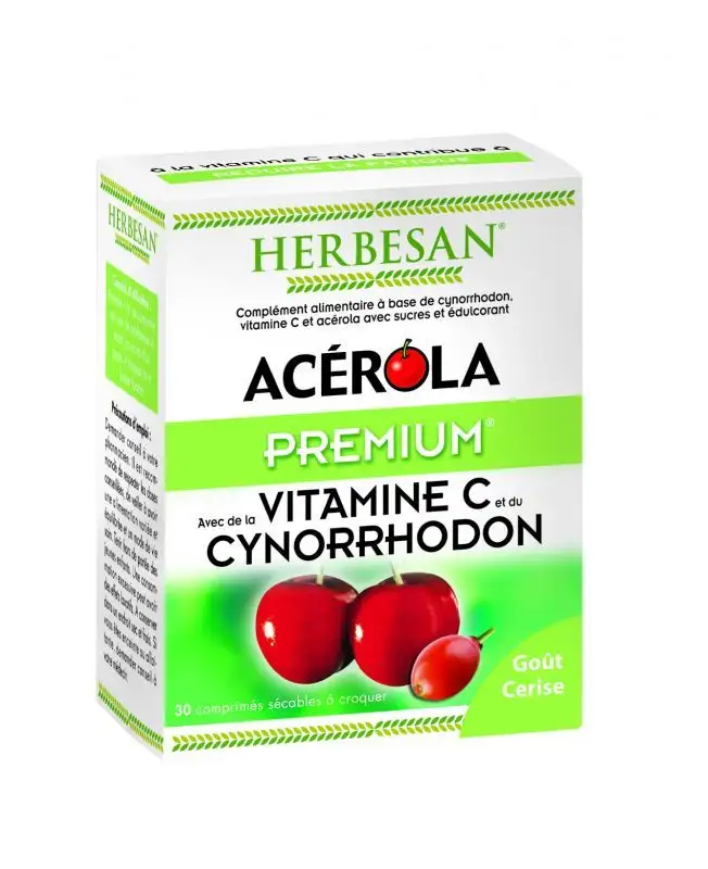 Acérola Premium - 30 comprimés