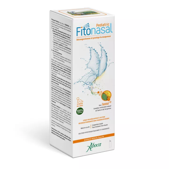 Aboca Fitonasal Pediatric Spray Pulvérisateur Décongestionnant 125 ml