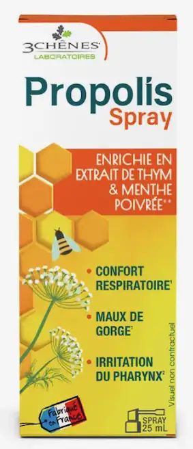 3 Chenes Propolis Buc Spray25Ml