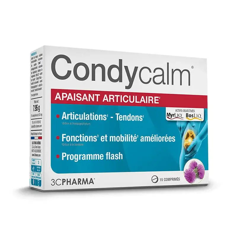 3CPharma Condycalm - Apaisant Articulaire - 15 comprimés
