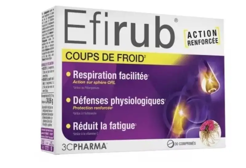Efirub Coups de Froid 30 Comprimés