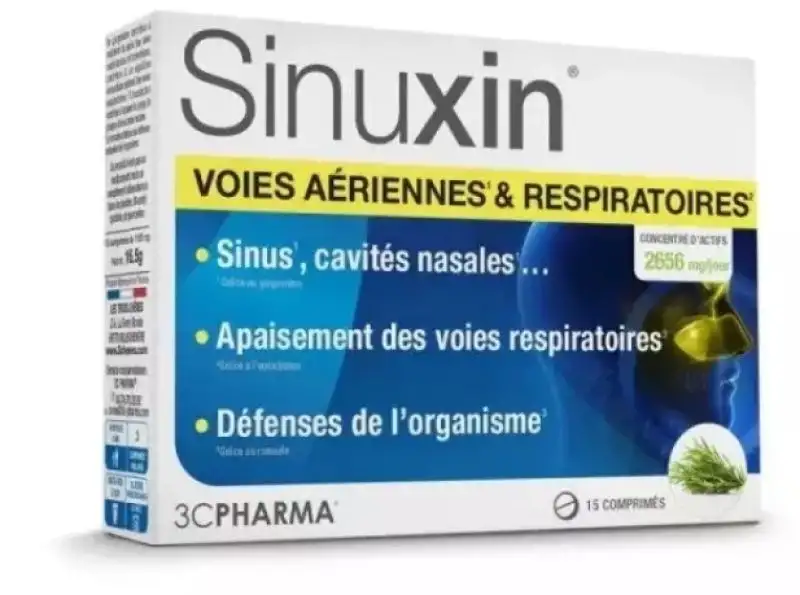 Sinuxin Voies Aériennes & Respiratoires 15 comprimés