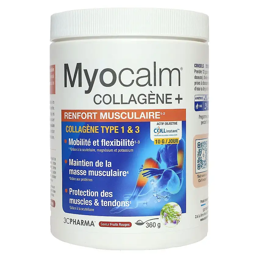 3C Pharma Myocalm Collagène 30 Jours